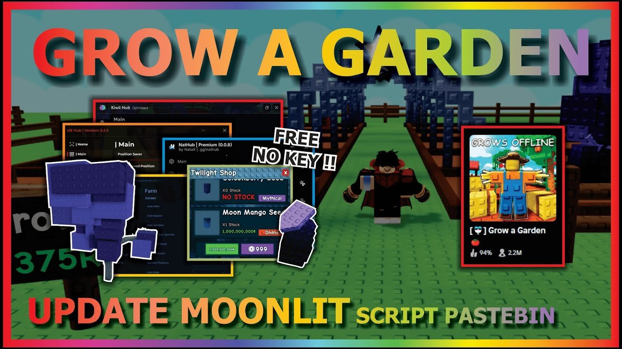 GROW A GARDEN Script Pastebin 2025 AUTO FARM, TWILIGHT SHOP, STEAL BEST FRUIT, FEED PET (NO KEY) ⛲🍅
