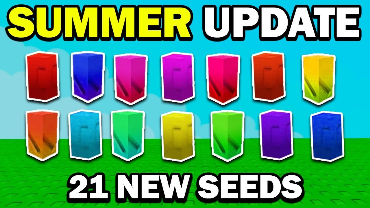 NEW SUMMER UPDATE!! (21 SEEDS) in Grow a Garden ROBLOX