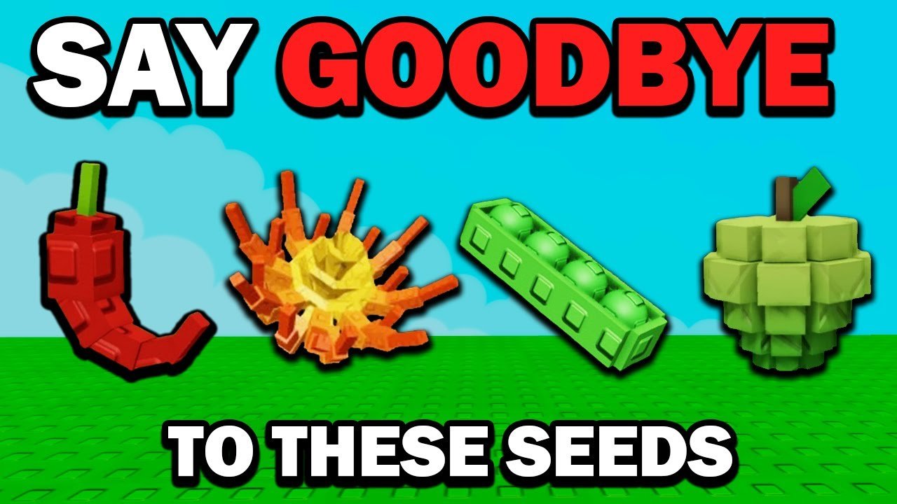 SAY GOODBYE TO THESE SEEDS!! in Grow a Garden ROBLOX