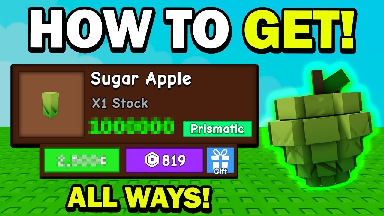 HOW TO GET SUGAR APPLE SEED!! (all ways) in Grow a Garden ROBLOX