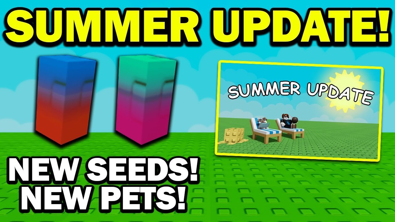 NEW SUMMER UPDATE!! (Seeds & More) in Grow a Garden ROBLOX