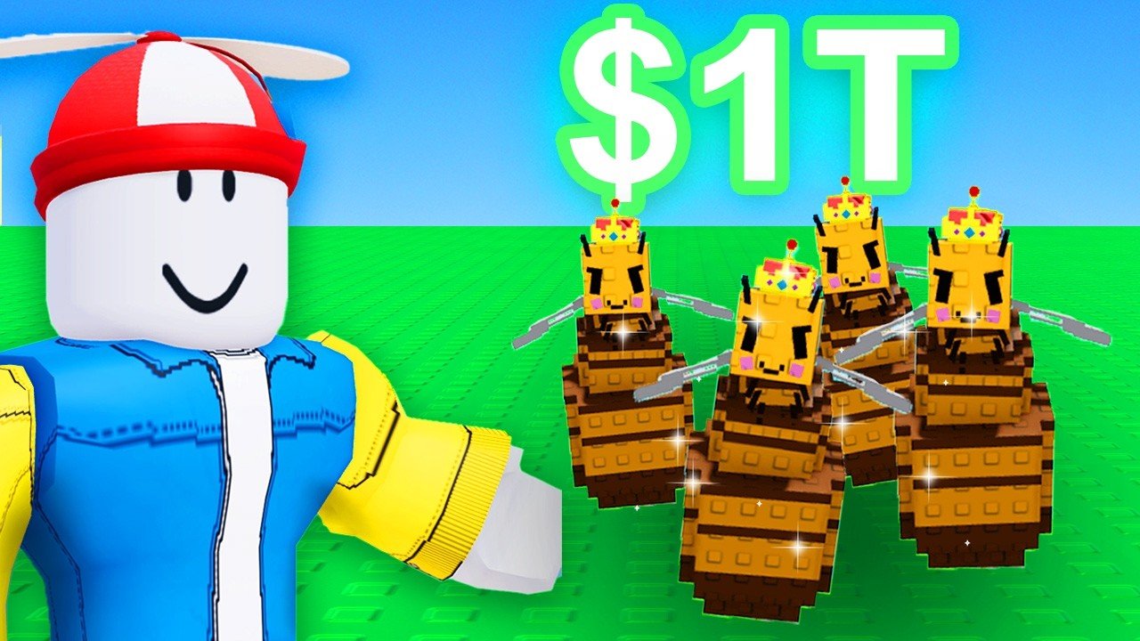 Can I Make $1 TRILLION with NEW BEE UPDATE in Grow a Garden