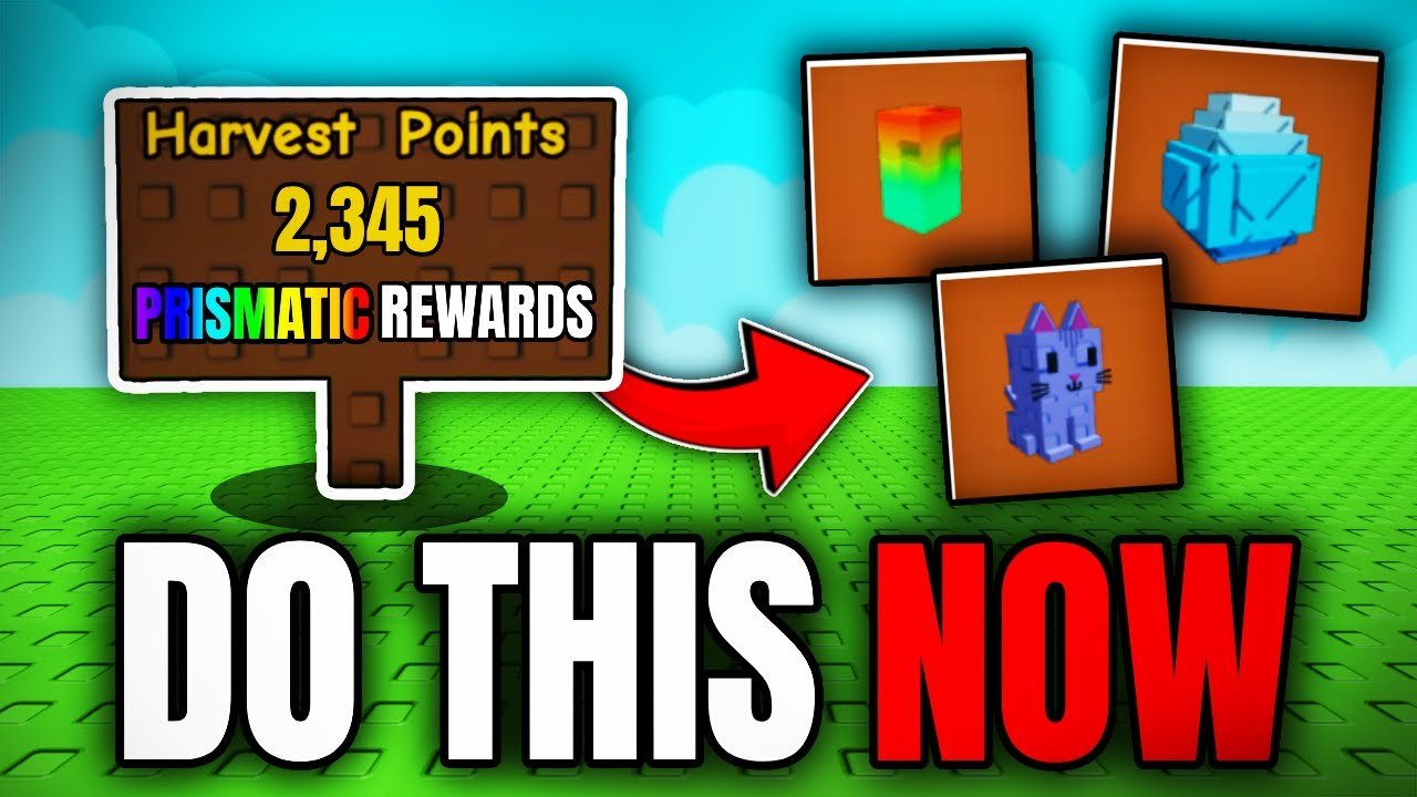FASTEST METHOD To FARM HARVEST POINTS! (Grow a Garden)