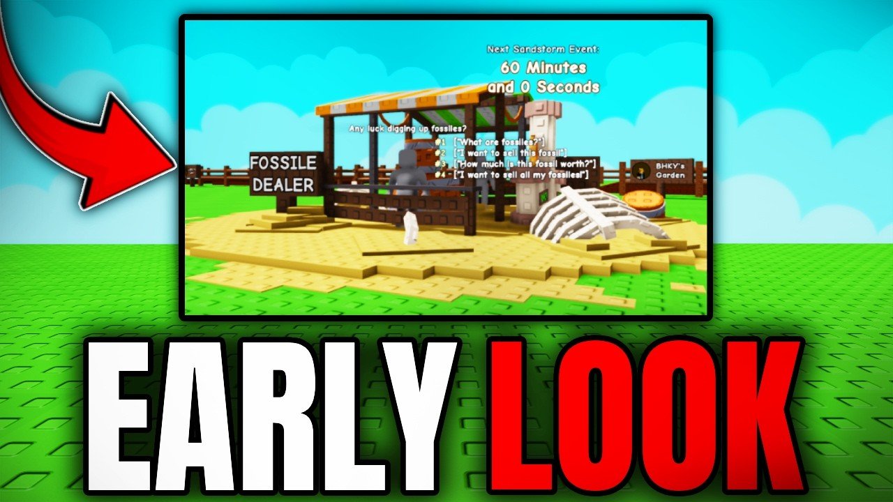 EARLY LOOK at The UPCOMING UPDATE! (Grow a Garden)